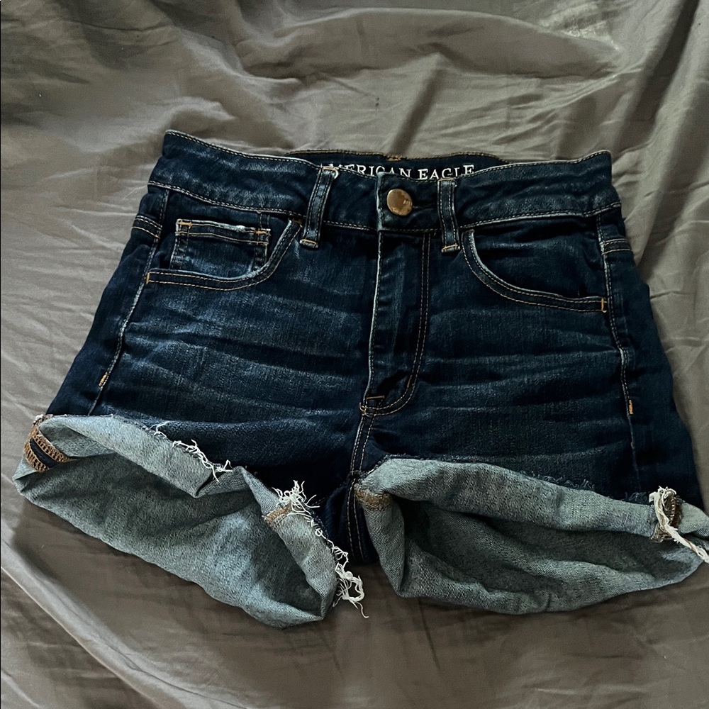 American Eagle Outfitters Women's dark wash Jean Shorts